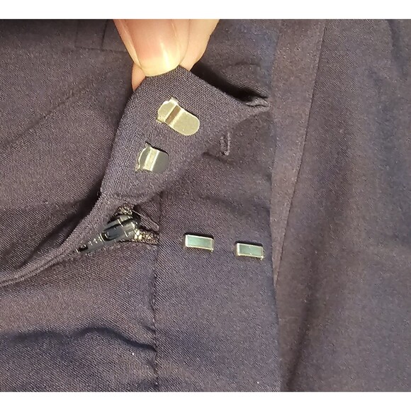 INC International Concepts Womens Mid Rise L-Pocket Straight Pants 2PS Blue NWT - Picture 8 of 15